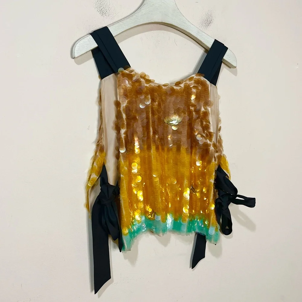 H&M Conscious Exclusive Sequin Top - Picture 4 of 6